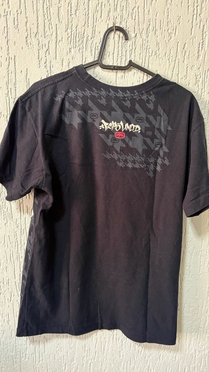 lote 2 camisetas ecko unltd preta - Foto 2