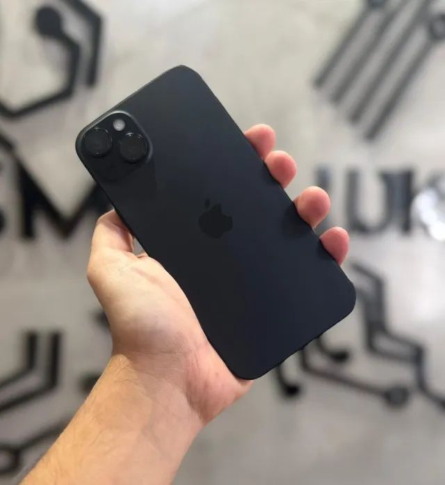 iPhone 15 Plus Black 128GB (Nota e garatia Apple até 06/2026