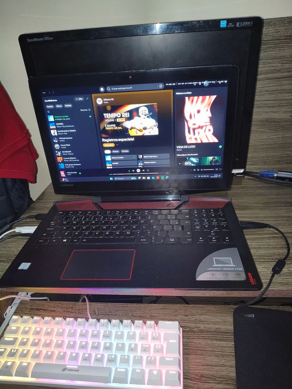 Notebook gamer Lenovo Legion y720