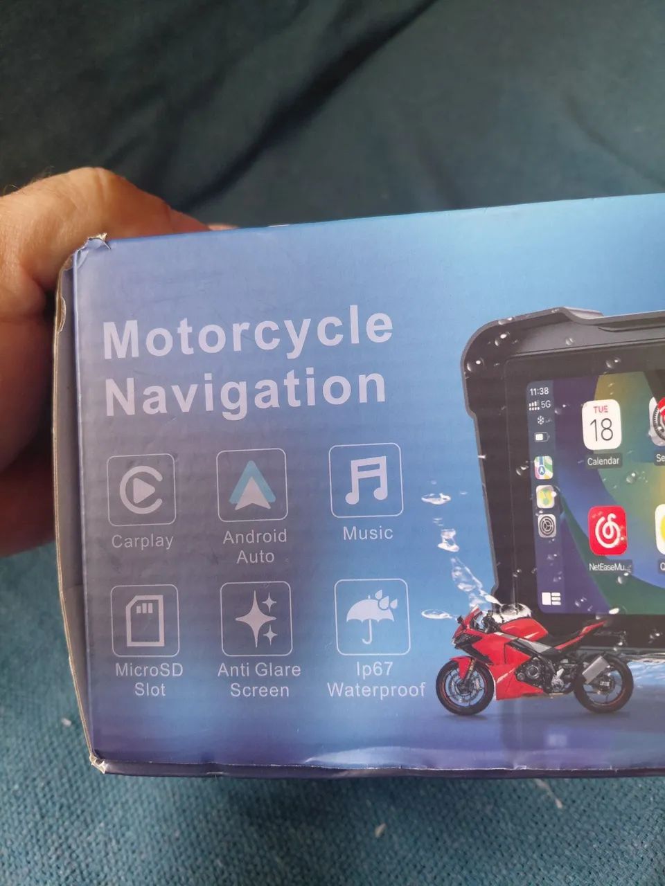 Multimidia dw moto  com car play e android auto  - Foto 2