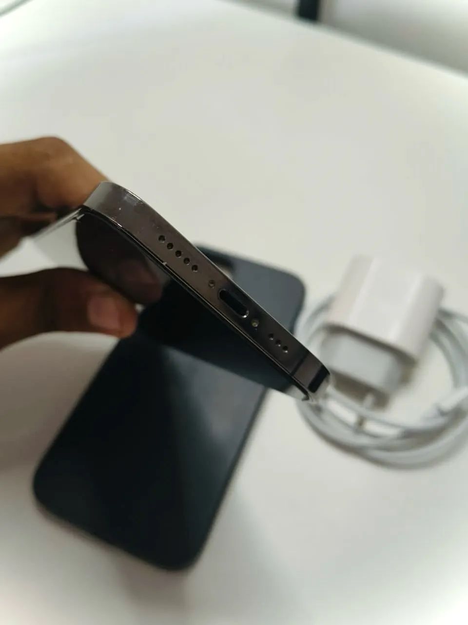 iPhone 12 Pro 128GB Grafite - Original, Face ID OK + 7 Capinhas