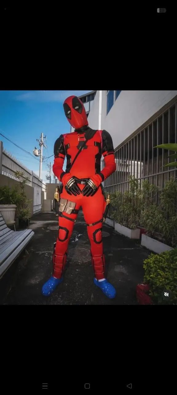 Cosplay fantasia do Deedpool original  - Foto 4