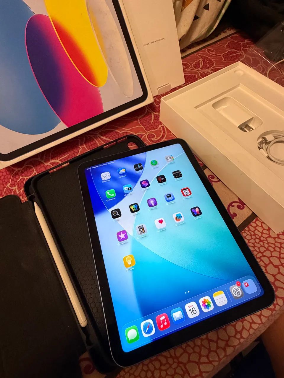 iPad 10 256gb + Pencil e Capa - Impecável - Envio OLX Pay - Troco e Parcelo 18 - Foto 5