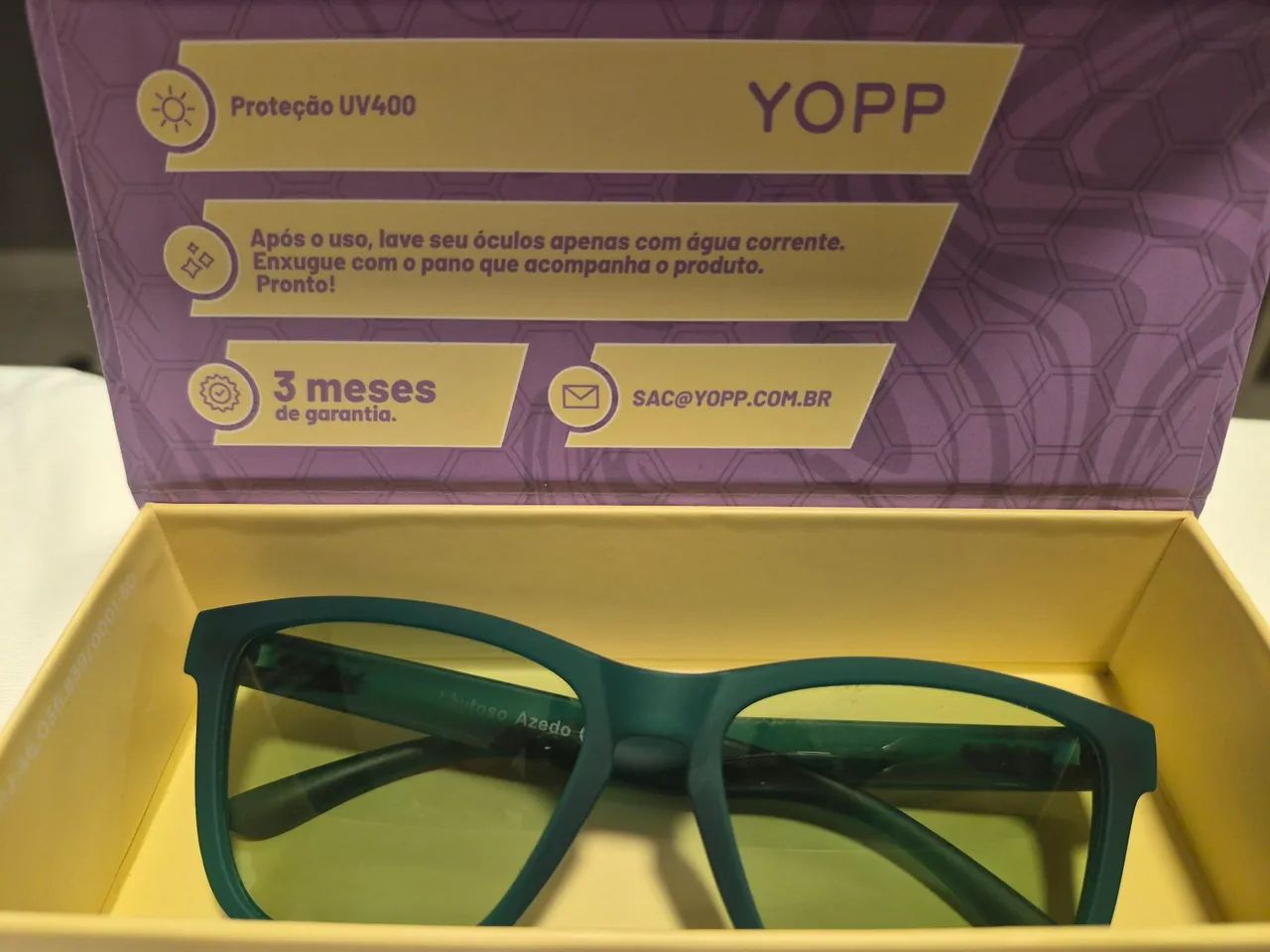 Oculos Yopp Verde Escuro