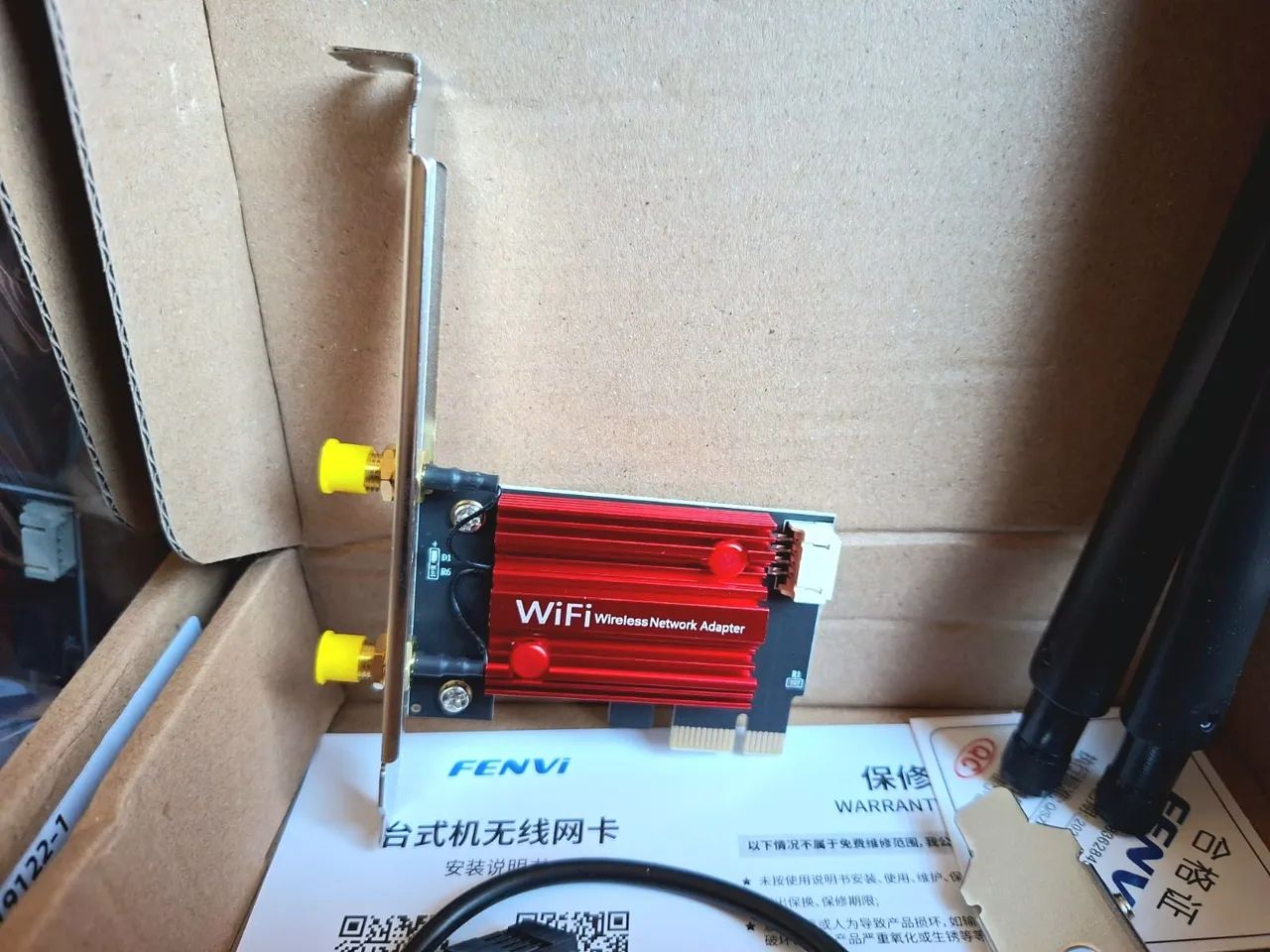 Placas De Rede Fenvi Ac 1200 Wi-Fi e Bluetooth  - Foto 3