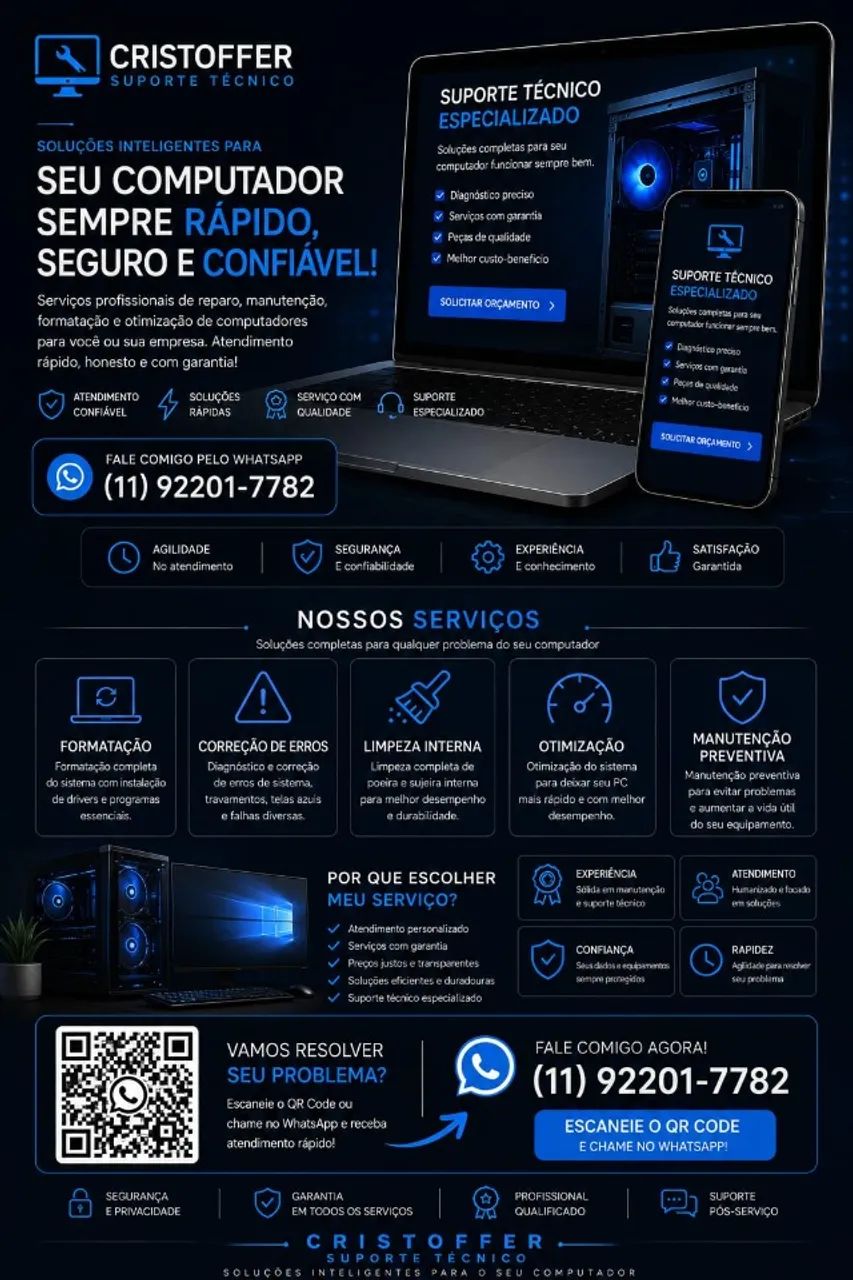 Suporte Técnico - Computadores e Notebook's