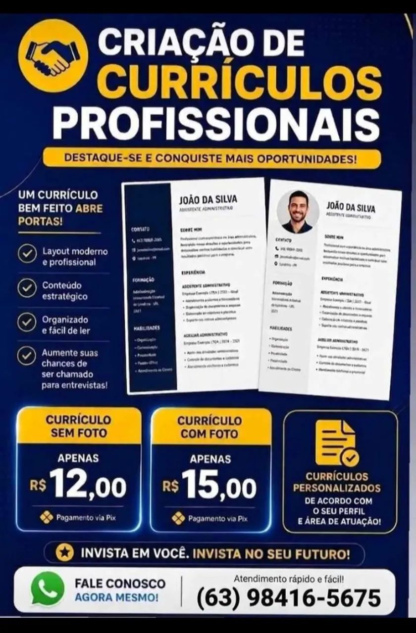 CURRÍCULO PROFISSIONAL 