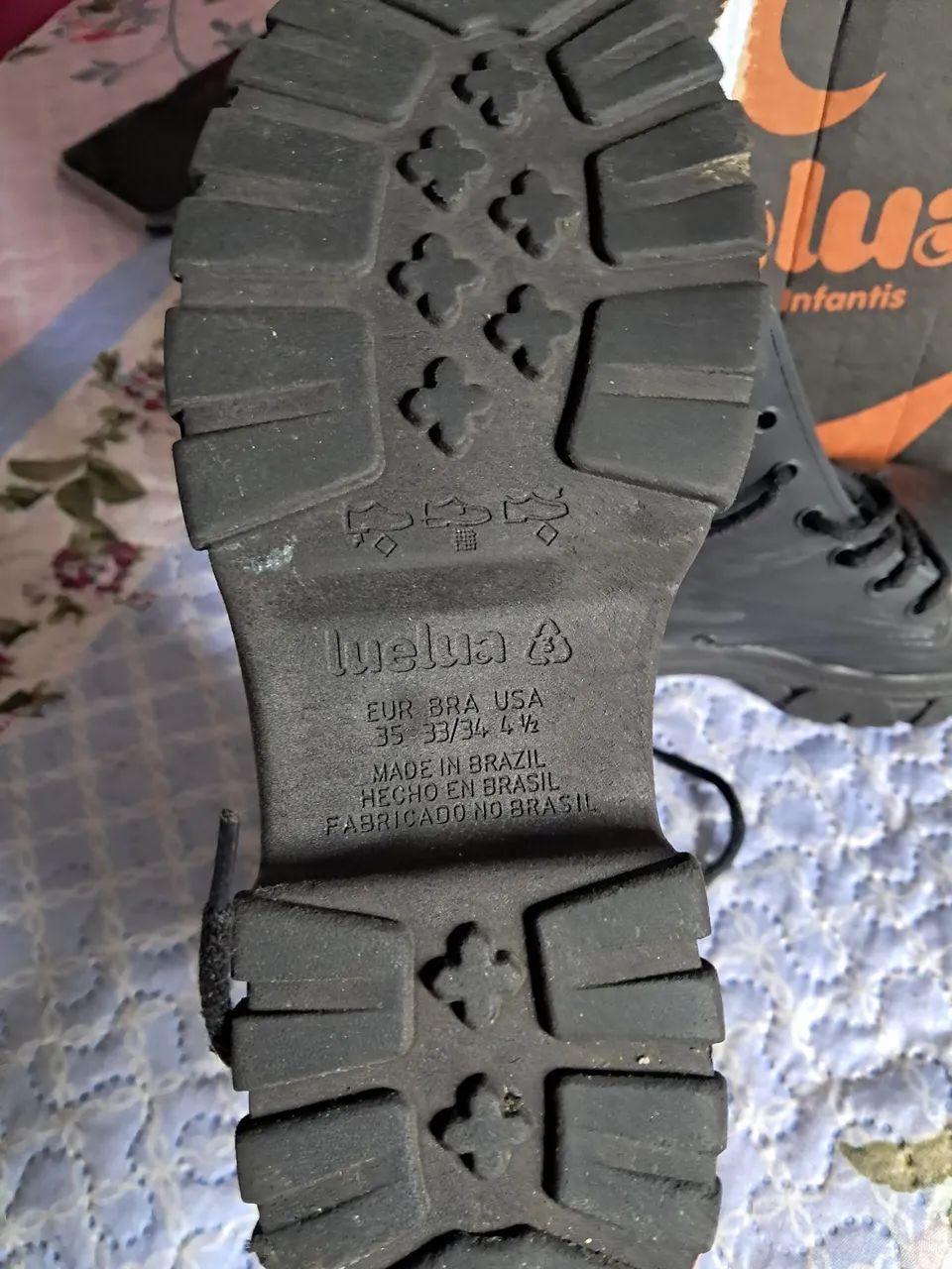Bota Luelua tamanho 33 - Foto 3