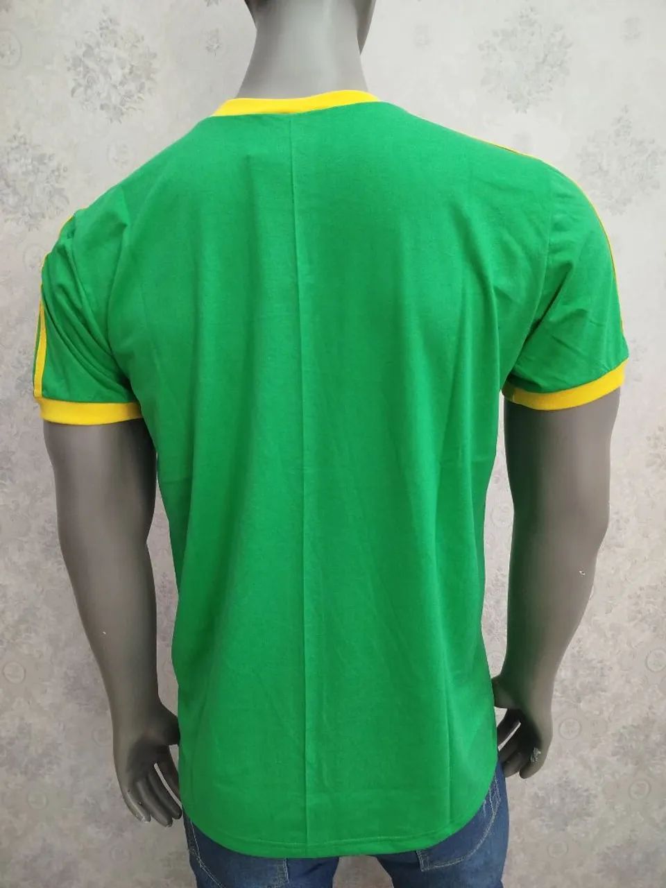 Camisa Adidas brasil Verde retrô  - Foto 5