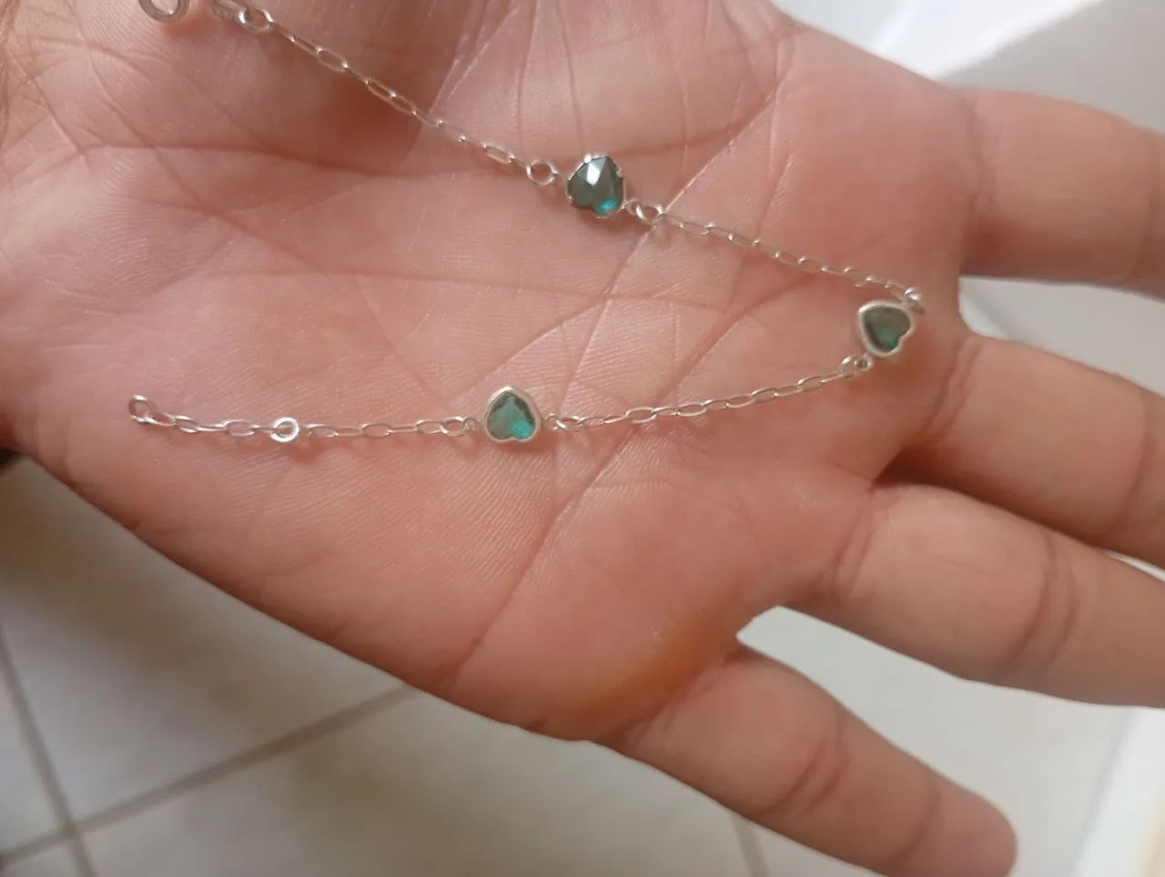 Pulseira de Prata infantil 50 - Foto 3