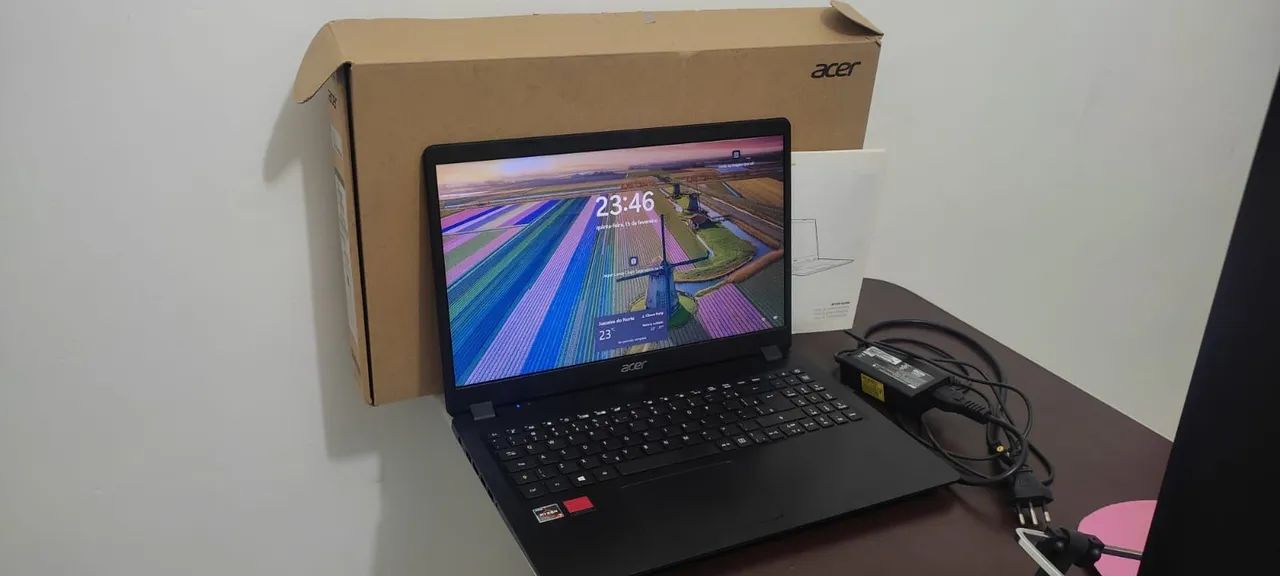 NOTEBOOK ACER RYZEN 7 (em perfeito estado somente a bateria viciada) - Foto 5