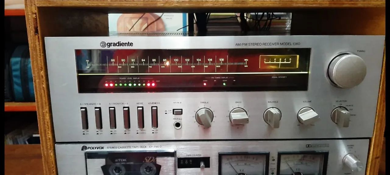 Receiver Gradiente modelo 1360 usado em óti - Foto 2