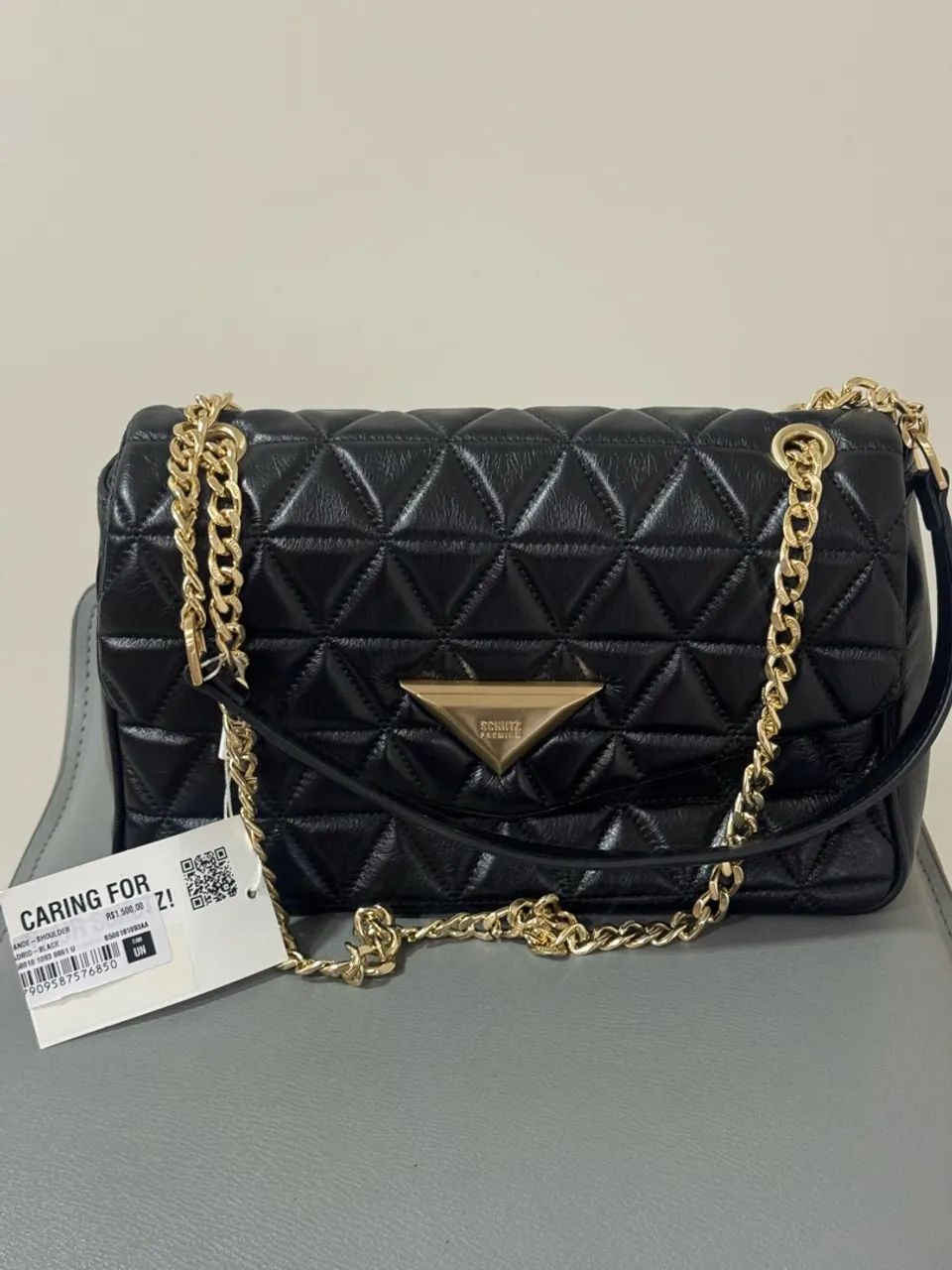 Bolsa 944 grande preta Schutz 
