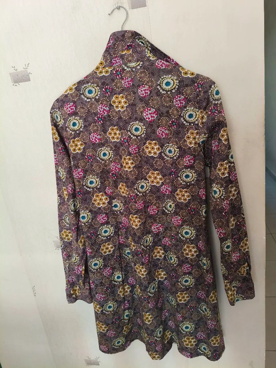 AFETTO VESTIDO CHEMISE ALGODÃO TAM M  - Foto 4