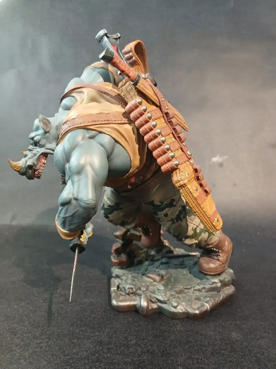 Estátua Rocksteady - Tmnt - Bds Art Scale 1/10 Iron Studios (Usado) - Foto 2