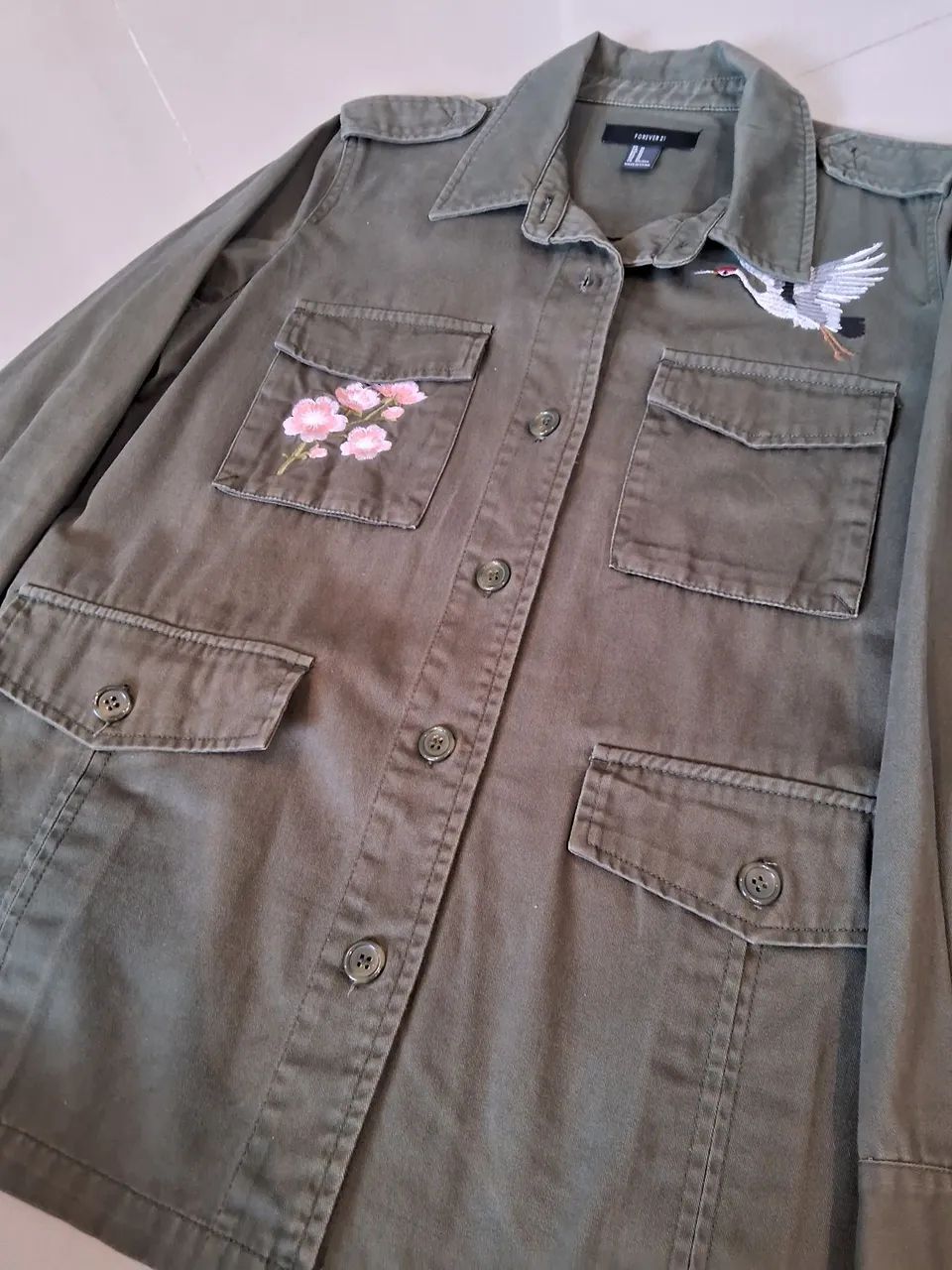 Jaqueta Parca Forever 21 Tam.M - Foto 2