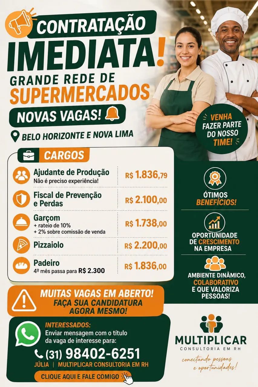 Vagas para Belo Horizonte e Nova Lima  - Foto 3