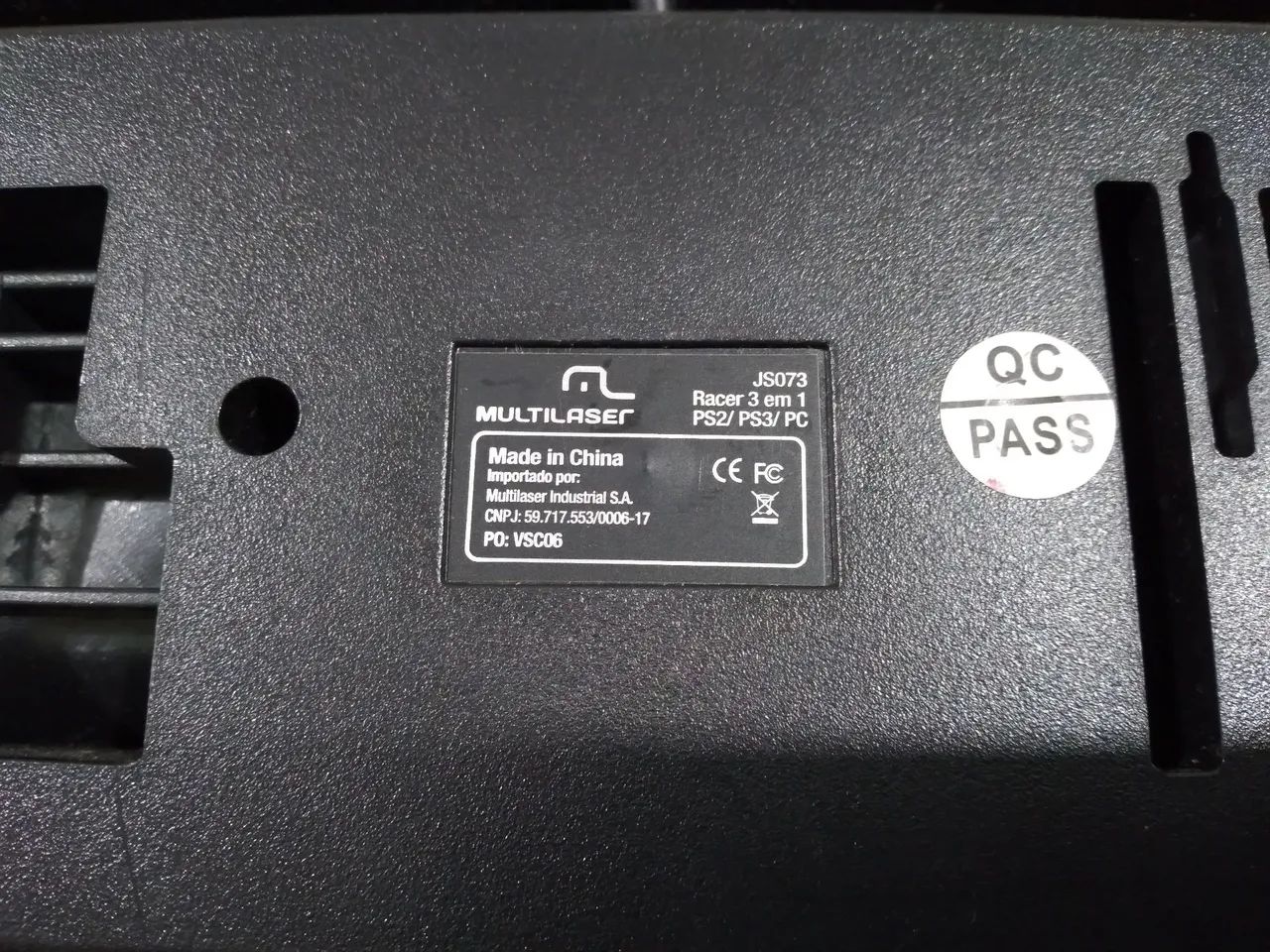 Volante Multilaser JS073 para PS2 , PS3 e PC - Foto 3