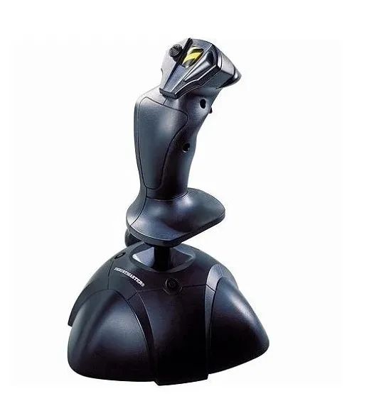 Joystick Usb Thrustmaster Preto Para Pc Windows - Foto 2