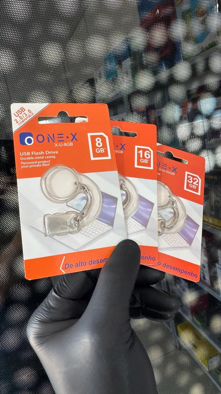 Pendrive metal chaveiro 8/16/32gb
