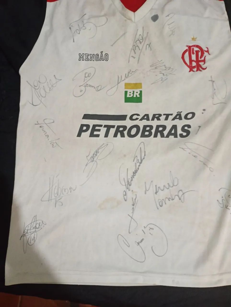 Camisa autografada 