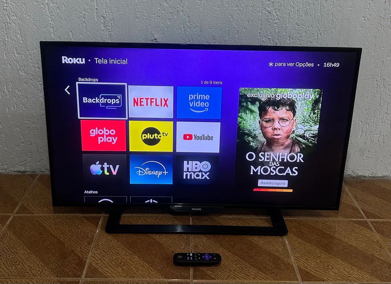 TV 49 SMART ANDROID ROKU 4K UHD - Foto 4
