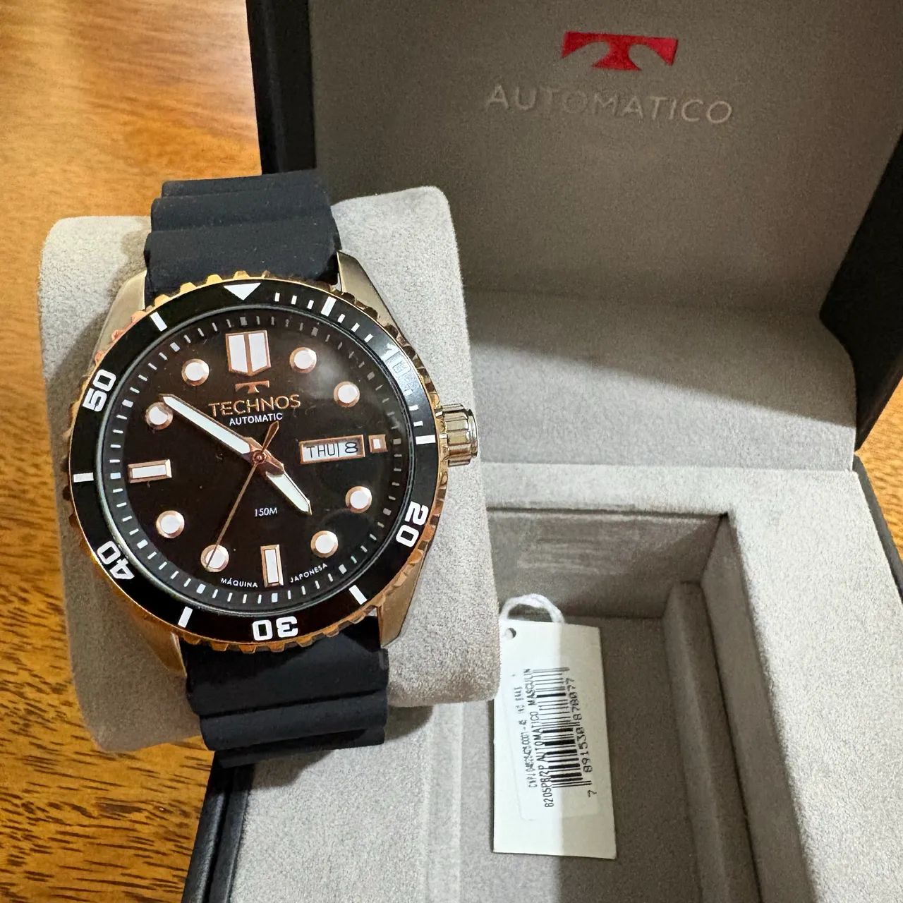 Relógio technos automático sem uso  43 mm - Foto 4