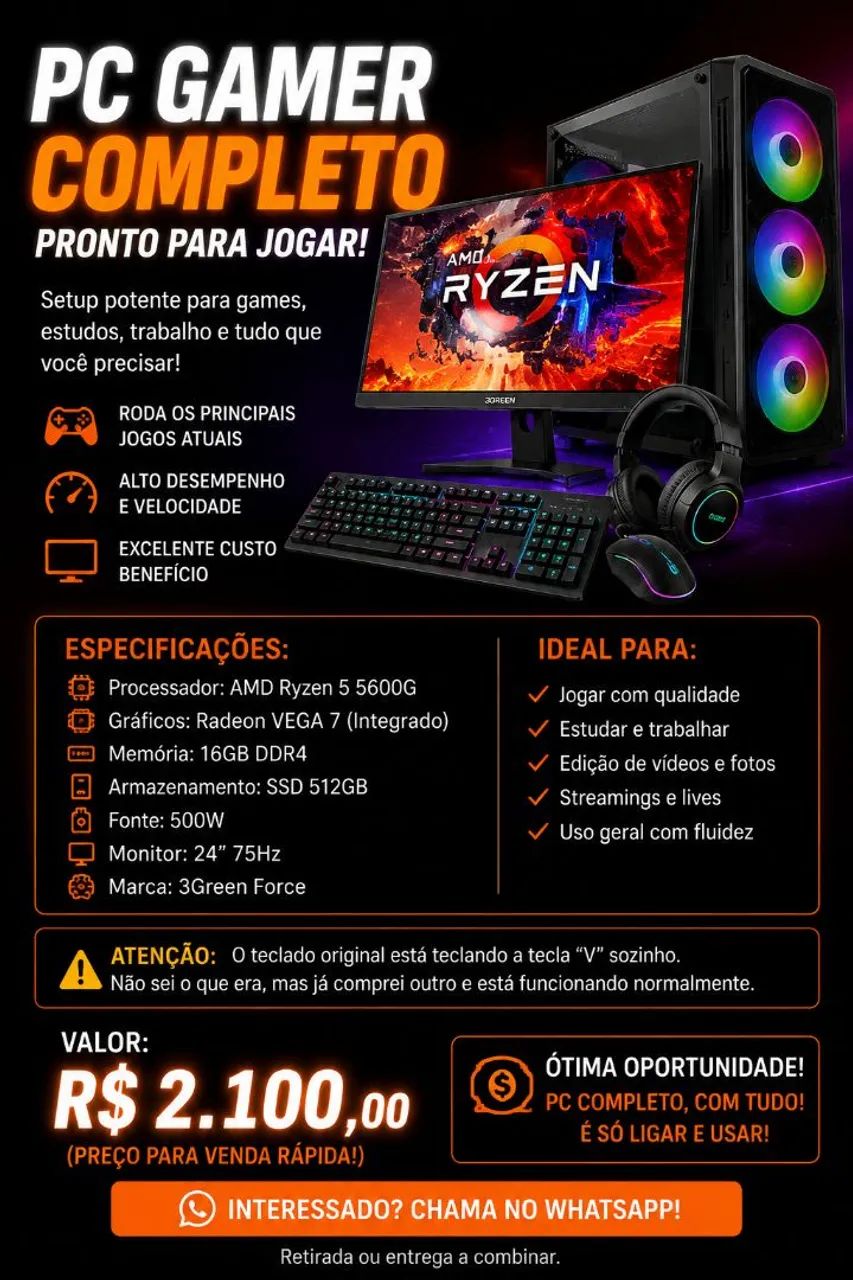 PC Gamer completo  - Foto 2