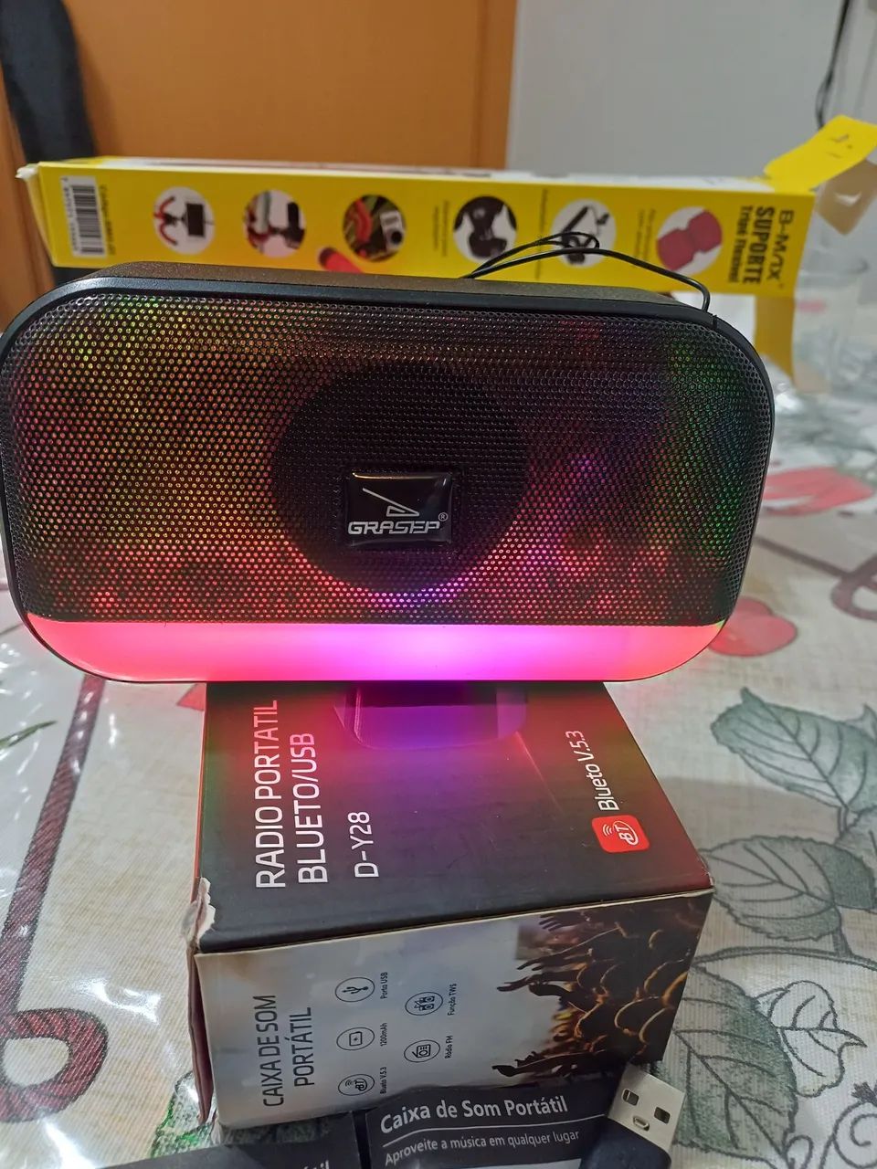 Rádio portátil Bluetooth D-Y28 - Foto 5