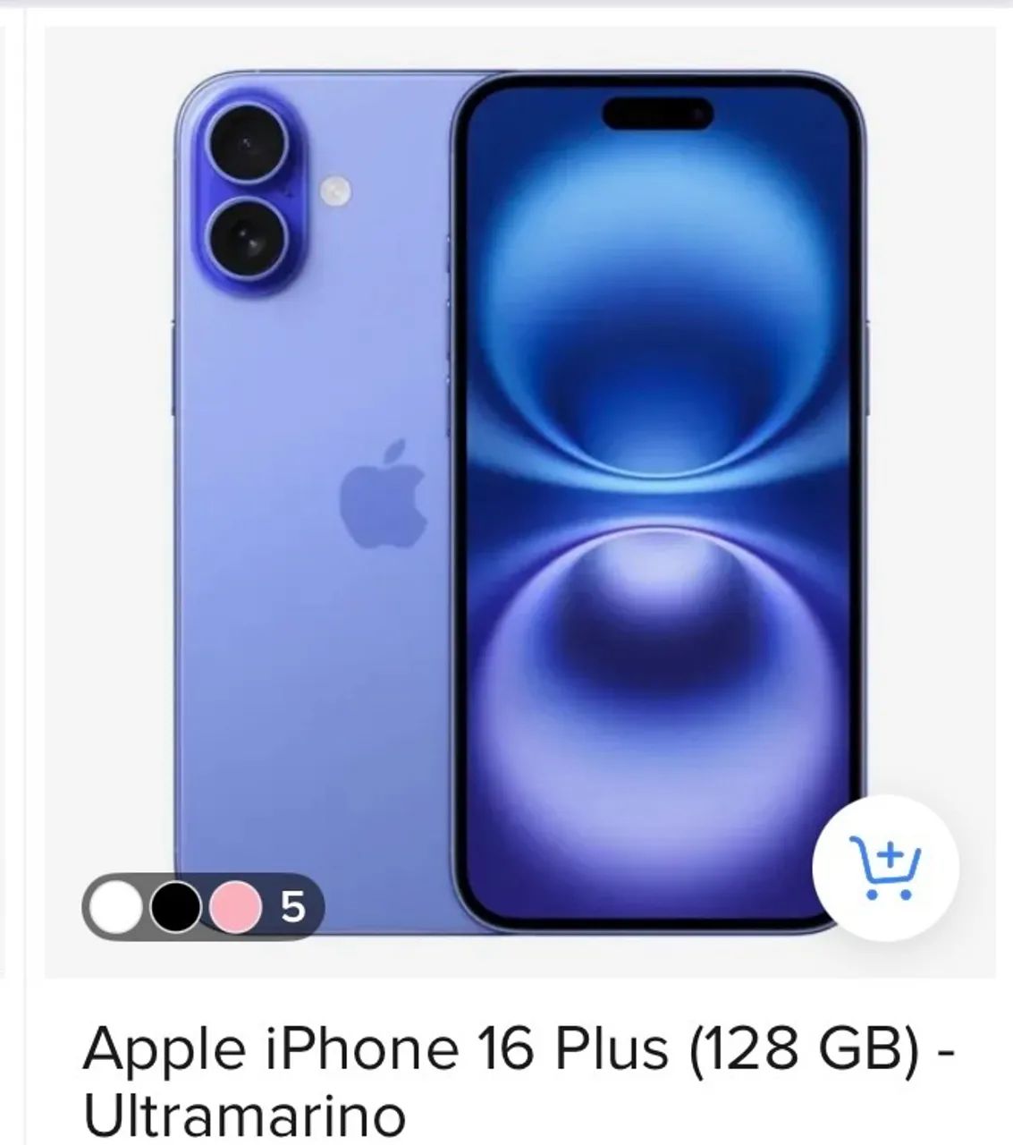iPhone 16 plus azul - Foto 2