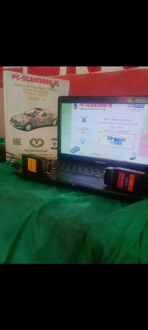 Scanner automotivo + notebook 