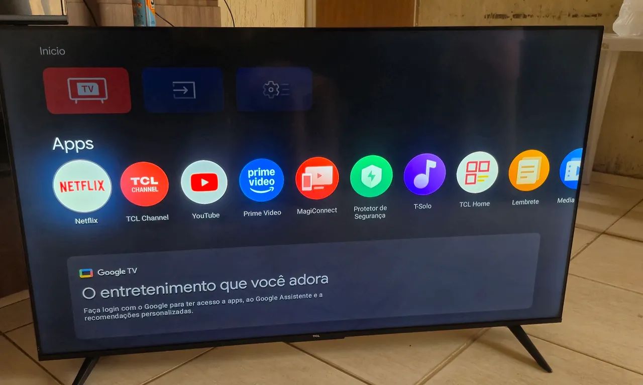 Tv smart 50 4K Android TCL Google TV Nota Fiscal  - Foto 3