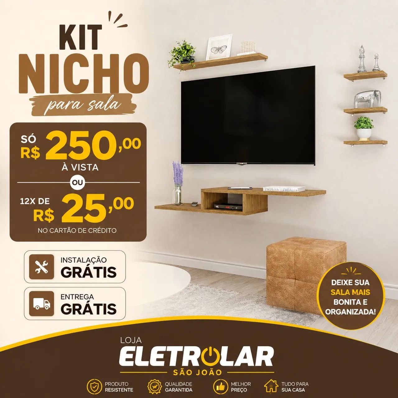 Nicho para sala 