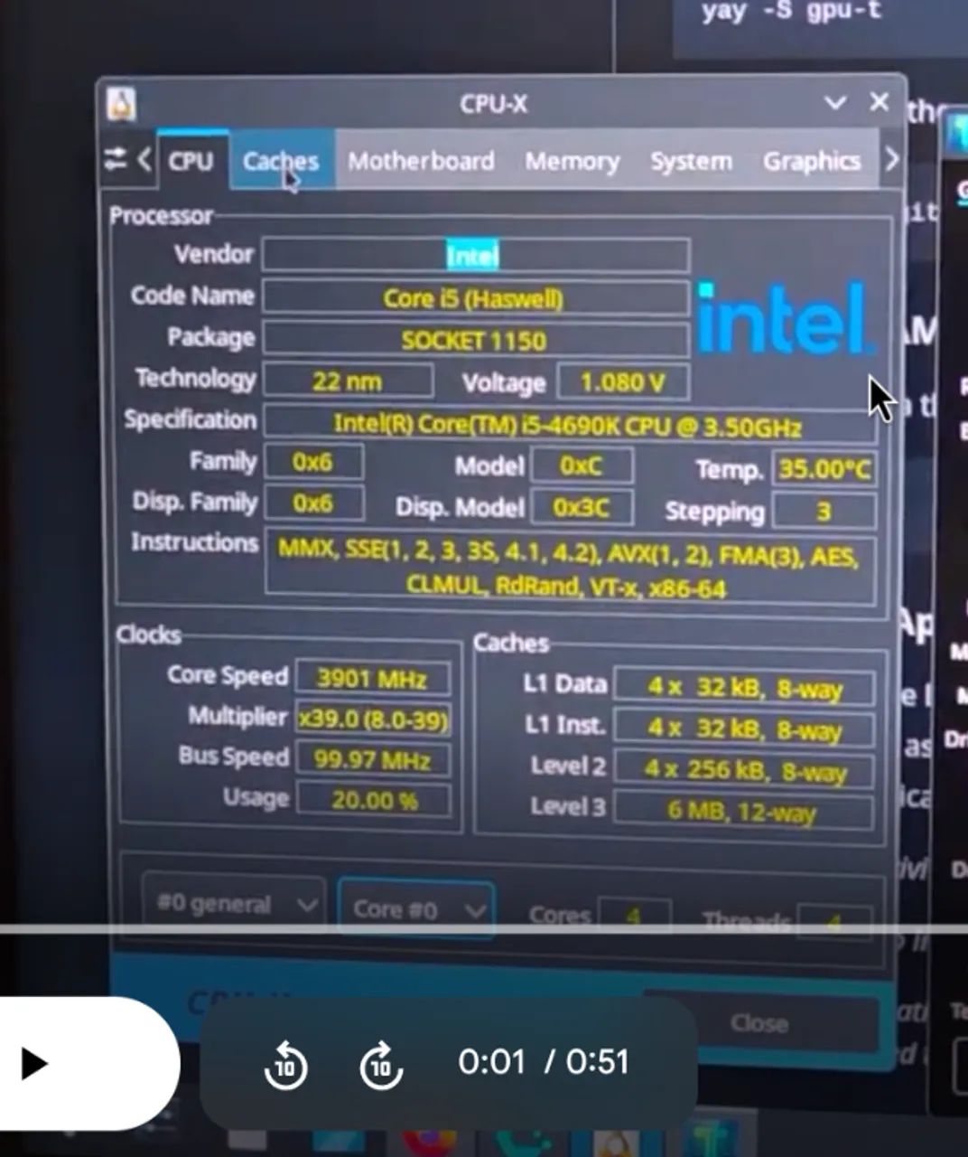 Processador Intel 4690K LGA 1150 - Foto 2