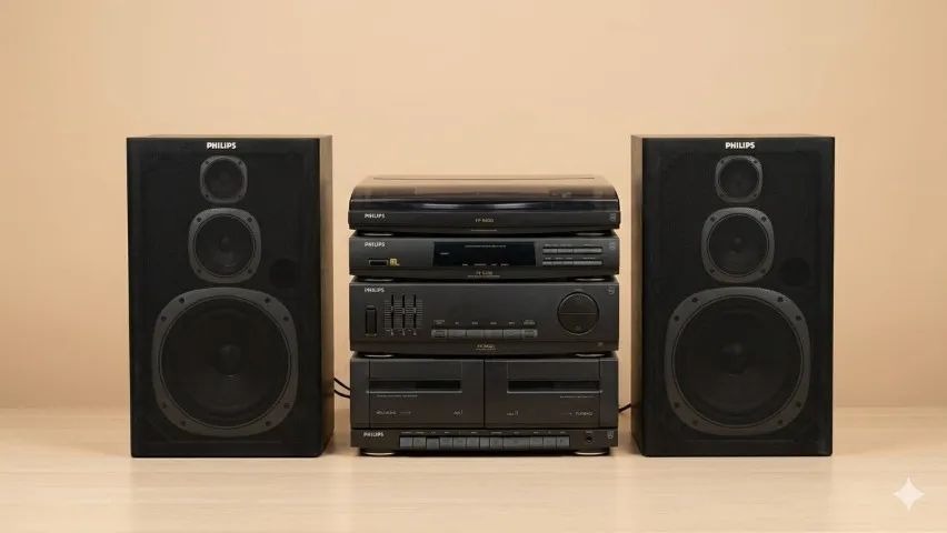 Som Philips FP9400 Toca Discos e Rádio  DV00178