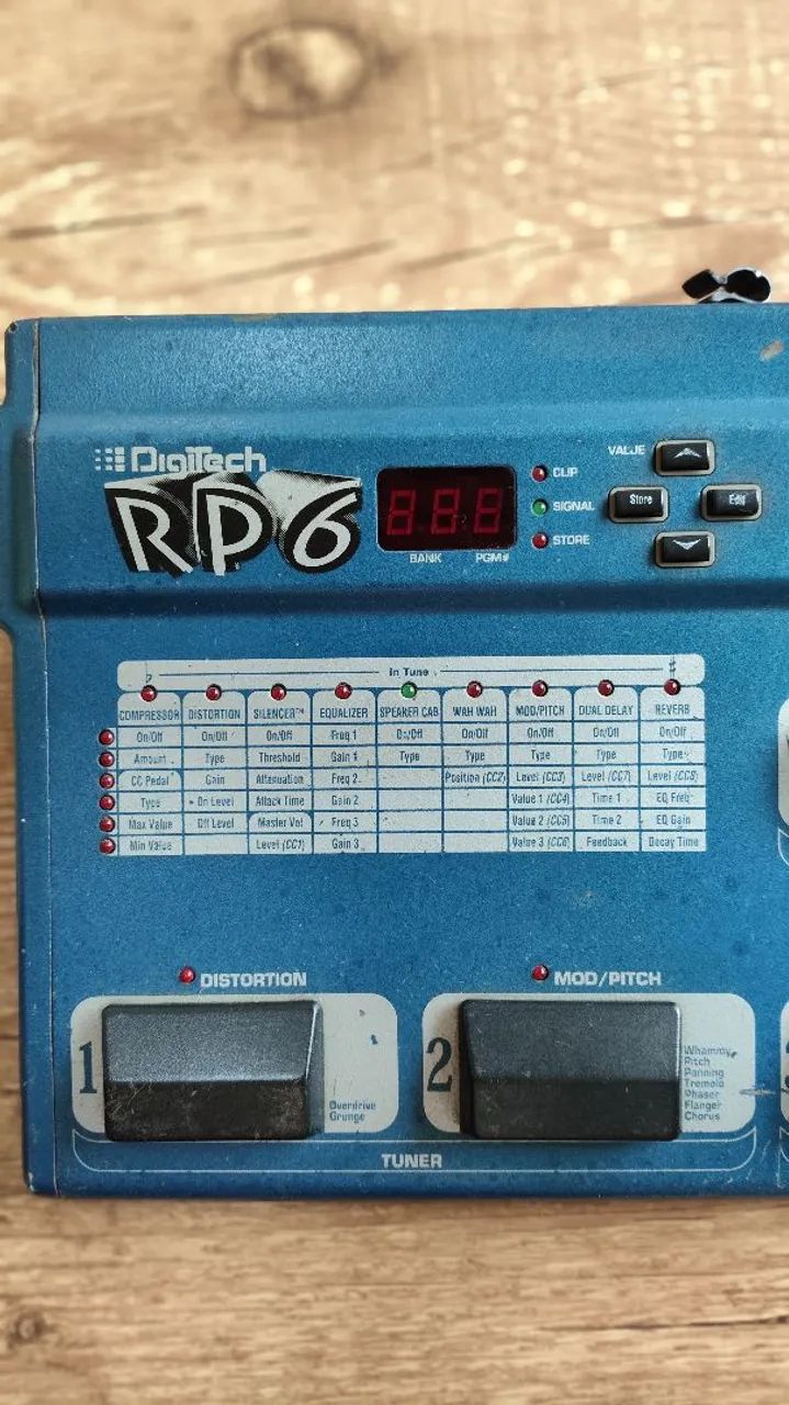Pedaleira DigiTech RP6 - Instrumentos musicais - Bela Vista II