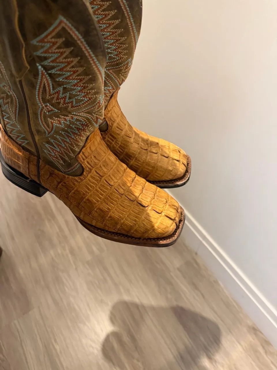 Bota couro de jacaré Goyazes  - Foto 4