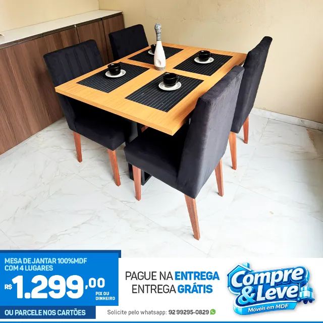 mesa de jantar // entrega gratis  - Foto 3
