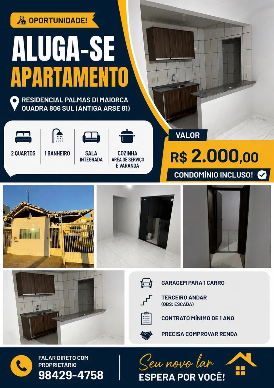 Alugo apartamento na 806 sul - Foto 5