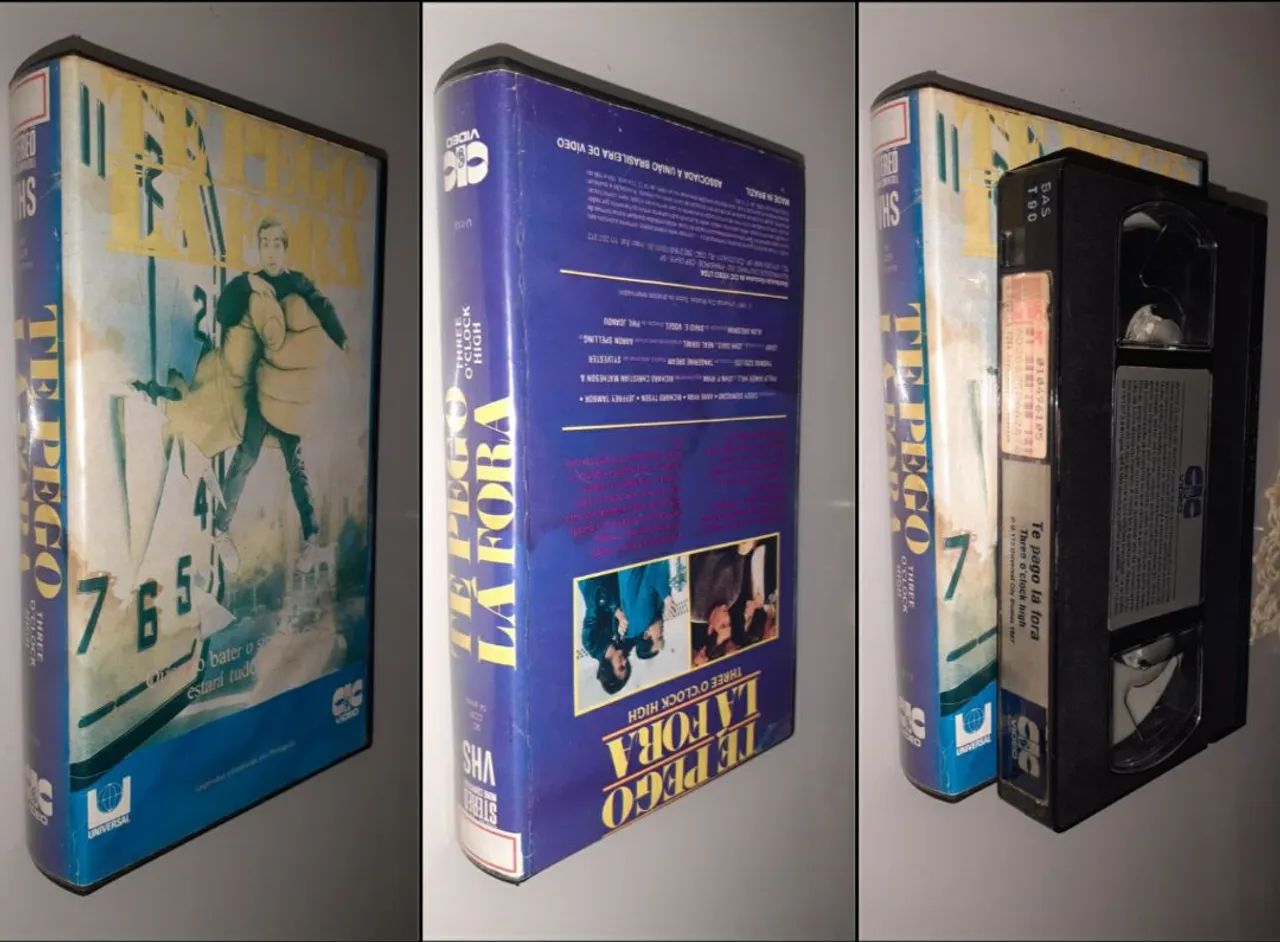 Te pego lá fora fita vhs original - Foto 4
