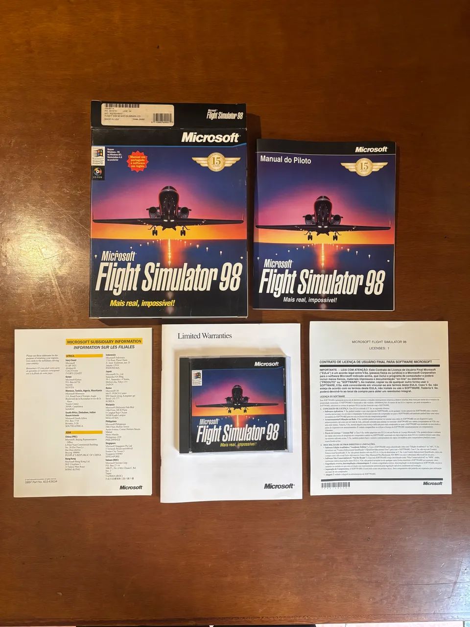  Flight Simulator 98 Microsoft Para PC BIG BOX - Foto 4