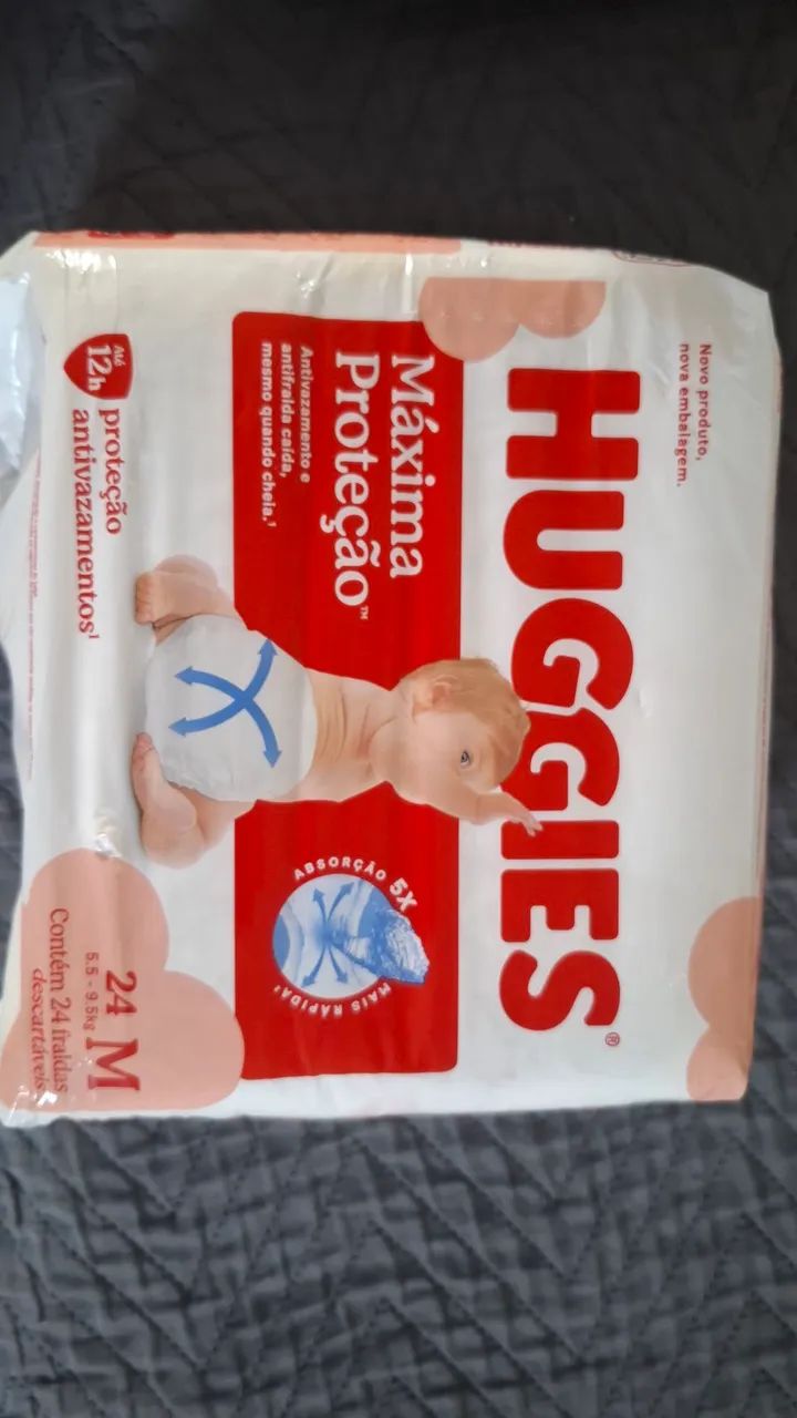 Fralda Huggies M Máxima Proteção  - Foto 2