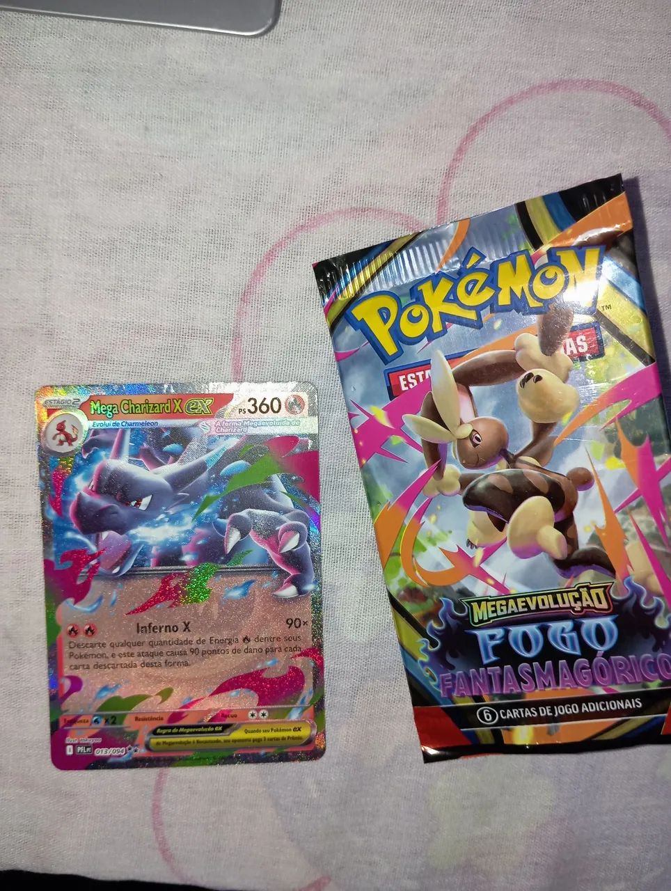 Carta Pokémon Mega Charizard X - Foto 3