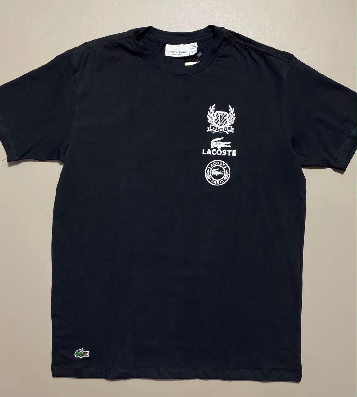 Camiseta Preta Logo Branco - Foto 2