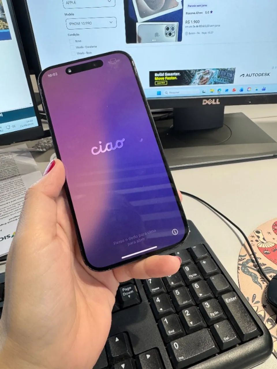 Iphone 15 Pro 256gb - ótimo estado de conservação!  - Foto 2