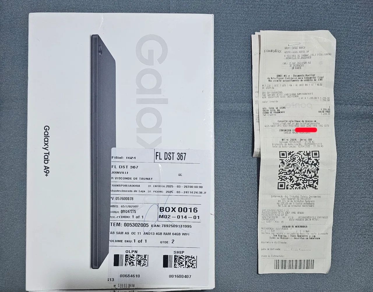 Tablet Samsung Galaxy A9+ 11" 4GB