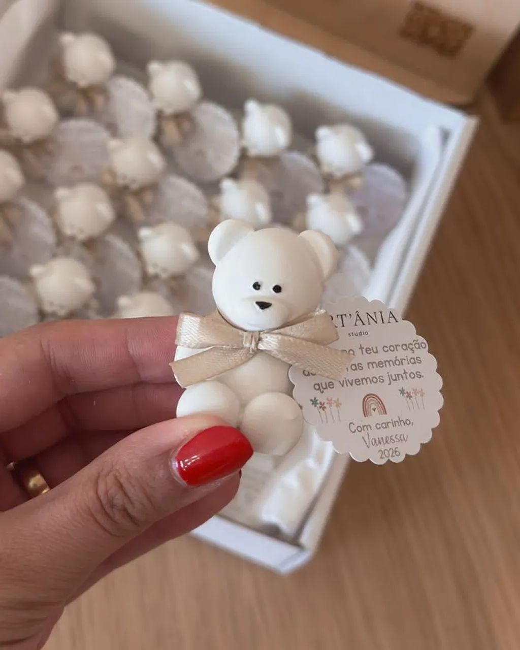 Lembracinhas velas aromáticas ursinho 