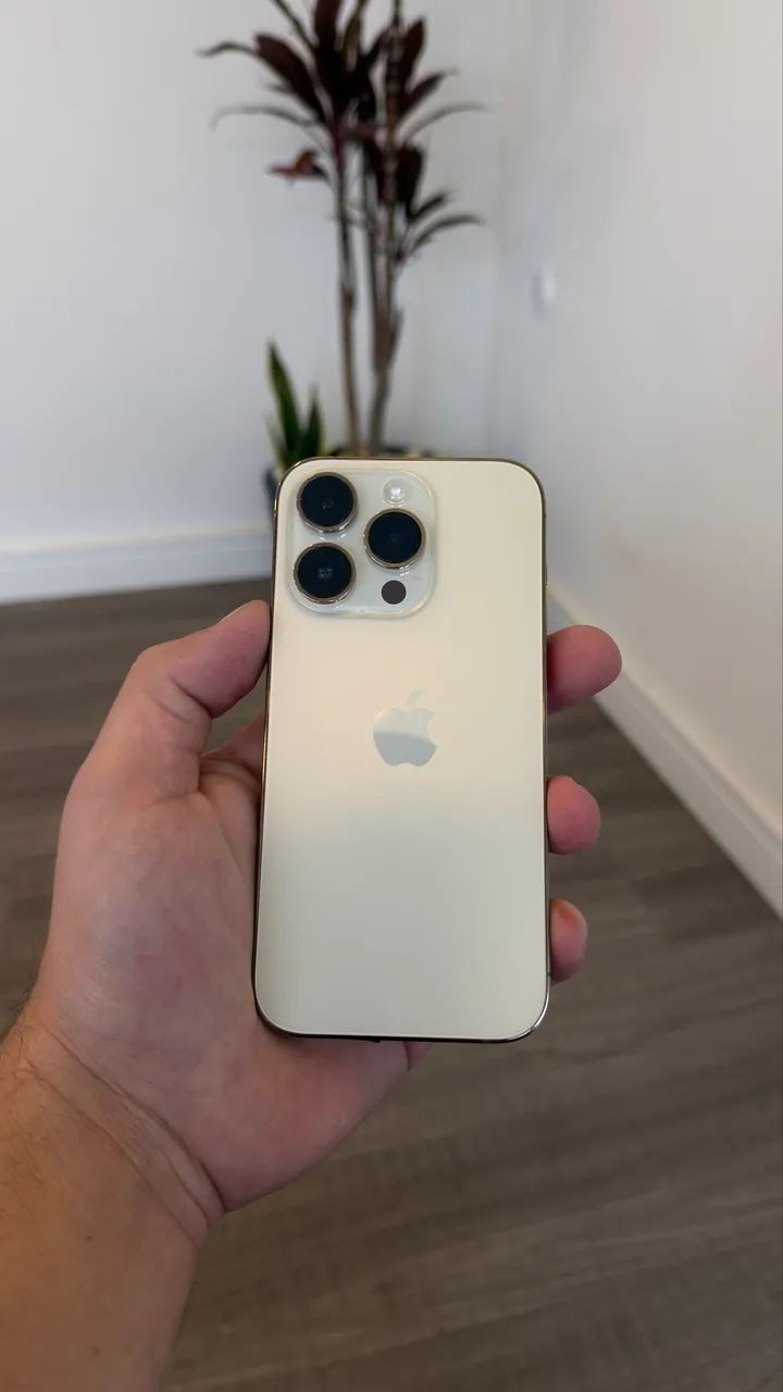 iPhone 14 Pro 128gb dourado  - Foto 4