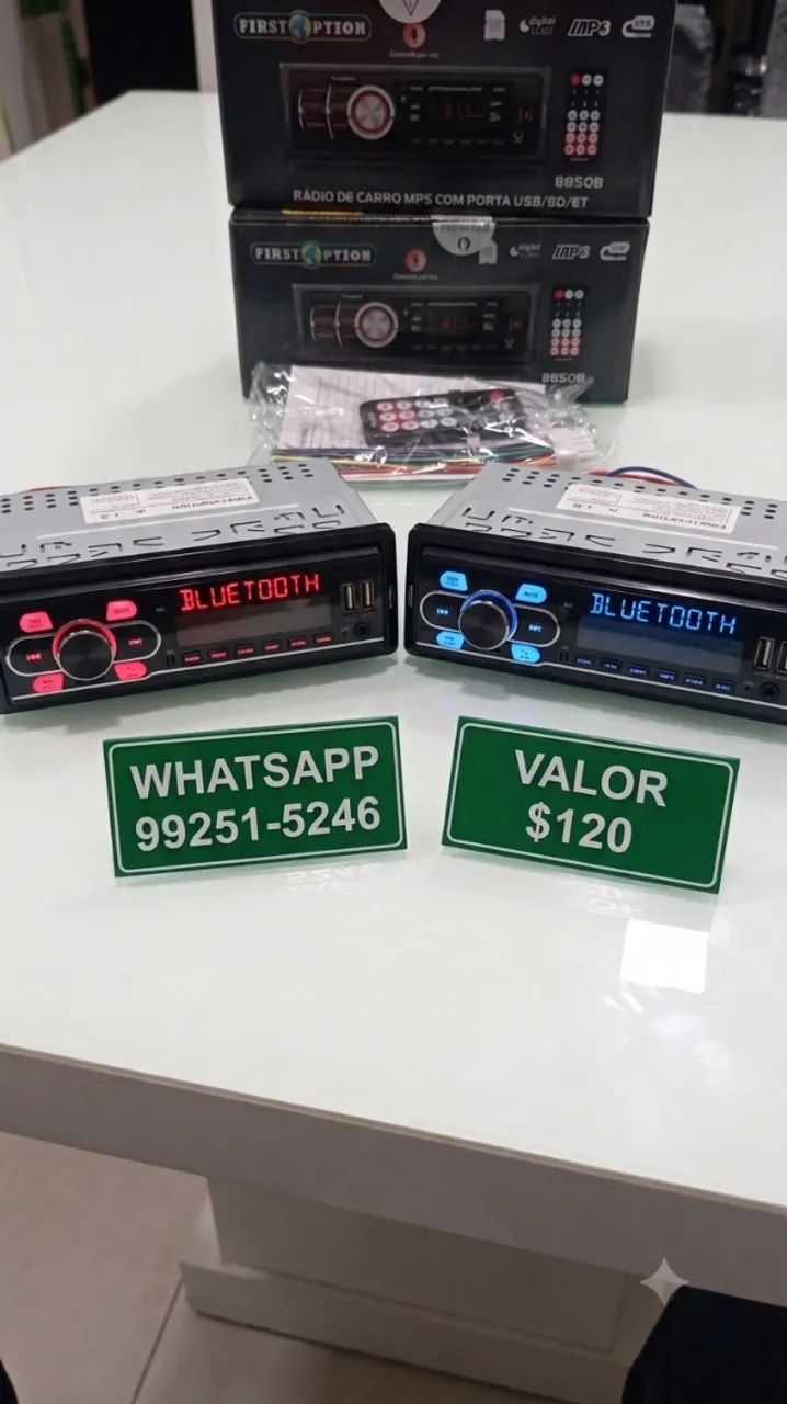Som para carro Bluetooth - Foto 2