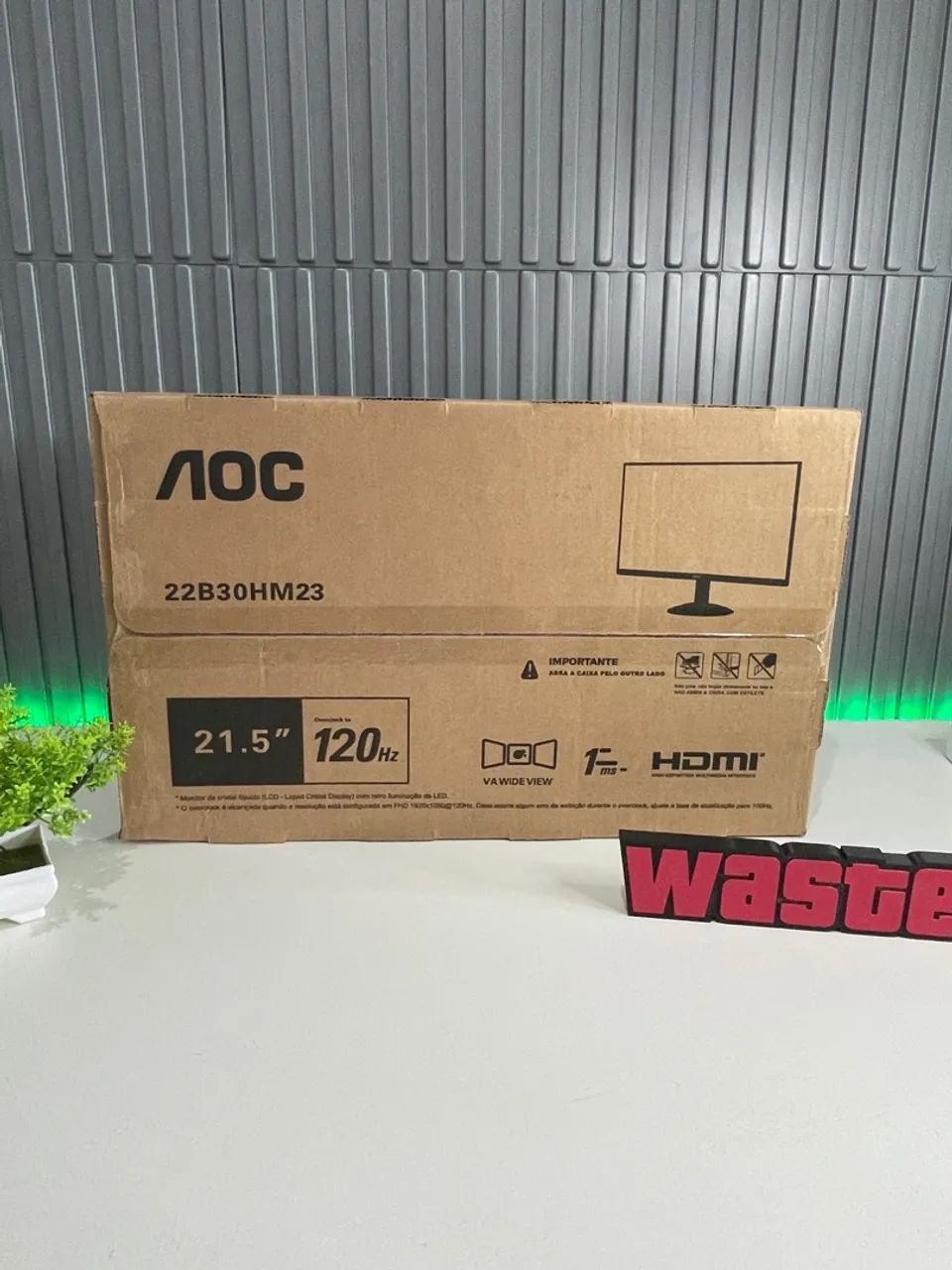 Monitor AOC 21,5 polegadas 120Hz